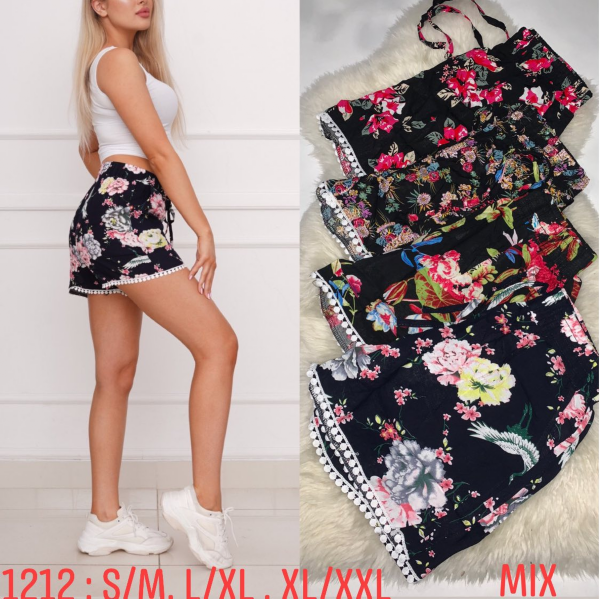 Szorty damskie Roz S-2XL, Mix Kolor Paczka 12 szt 1